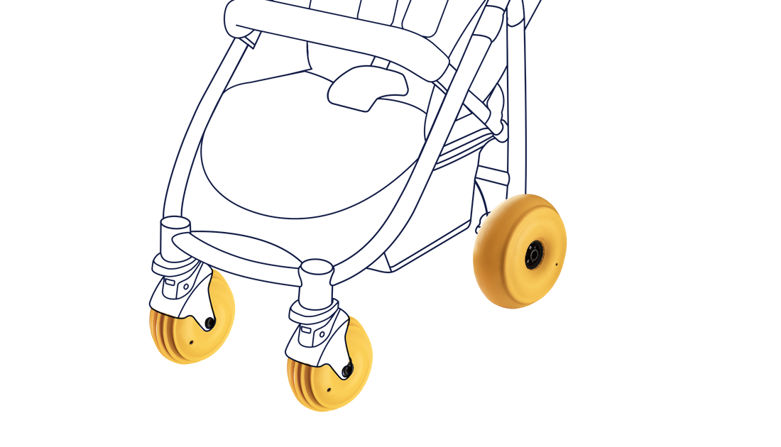 Roue de poussette et tricycle : votre enfant mérite le confort