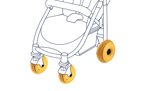 Roue de poussette et tricycle : votre enfant mérite le confort